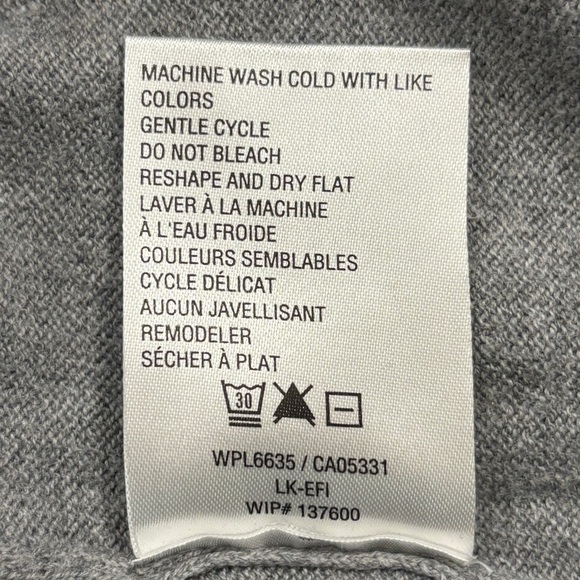 Woolrich Wool Blend Gray Crewneck Men's‎ Sweater Size Medium - Picture 8 of 8